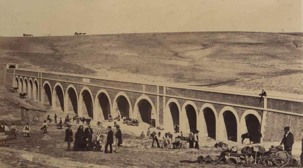 Acueducto de Amaniel en 1858 Charles Clifford,