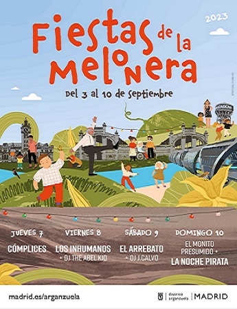 Fiestas de la melonera en Arganzuela 2023